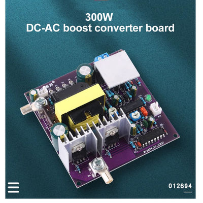 Standardowy typ montażu 300W Konwerter wzmacniający 12V do 220VAC 50Hz Inwerter stopniowy DC-AC