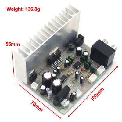 Profesjonalna cyfrowa płytka wzmacniacza subwoofera 2*38W AC/DC 12V z TDA7379