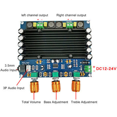 2 kanały 150W profesjonalny wzmacniacz TPA3116D2 Digital Audio Board dla systemów dźwiękowych o dużej mocy