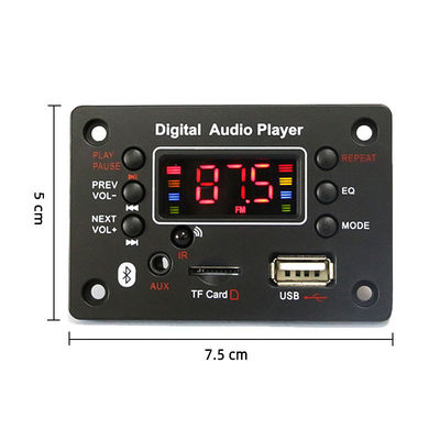 Płata dekodująca MP3 Bluetooth z funkcją rejestratora głosu radiowego USB FM obsługuje korzystanie z WAV i ekran
