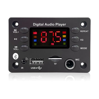 Płyty dekoderów dźwiękowych o sześciu klawiszach kwadratowych z funkcją Bluetooth 5.0 MP3 FM Radio and Voice Recorder