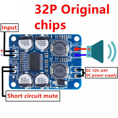 TPA3118 60W 12-24V DC PBTL Mono Amplifier Board dla modułu dźwiękowego wysokiej jakości