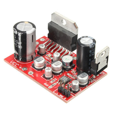 Kompaktna płyta wzmacniacza 50mm*33mm z mocą wyjściową 38W+38W i zasilaczem DC9-17.5V