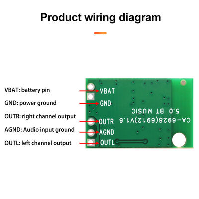 12V DC Power Amplifier Module Board 23*15MM z 3 kanałami (2.1) Audio Amplifier