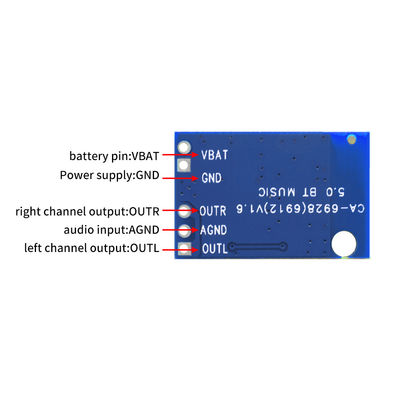 Cyfrowa płytka wzmacniacza audio Bluetooth 5.1 12VDC Moduł wzmacniacza głośnikowego 23 * 15 MM