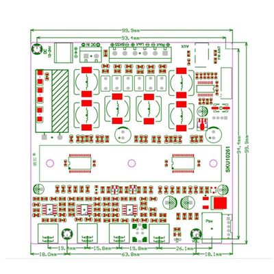 CA-3169B 2.1 Channel Audio Power Amplifier Board z dźwiękiem wysokiej wiarygodności i kompaktową konstrukcją 100x75x30mm
