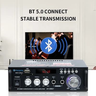Bezprzewodowy wzmacniacz dźwięku BT 2.0Stereo LDZS AV-298BT dla wzmacniaczy samochodowych i KTV Home