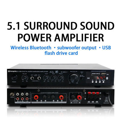 KTV Home Theatre System Professional Amplifier Board z 2 wejściami mikrofonu i LDZS 5.1 Channel Stereo Mixer