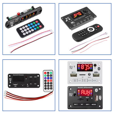 10W 20W Pull Rod Sound Power MP3 Player Trolley Speaker BT Amplifier Board z mikrofonem