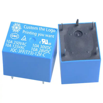 PCB Mini Electromagnetic Rele T73 Moc 10A 10amp 1 Co Dc 5V 12V 24 24V 24vdc 4 Pin 5pin 5pin