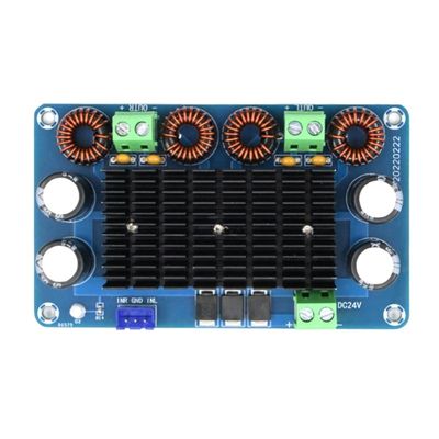 Karta audio wzmacniacza dużej mocy 150 W + 150 W z wyjściem DC 12–28 V do korektora stereo kina domowego