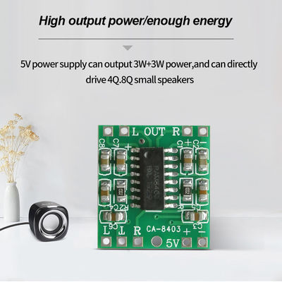 2*3W DC 5V Ultra-Small PMA8403 Płyty wzmacniacza dźwięku klasy D dla mini głośników