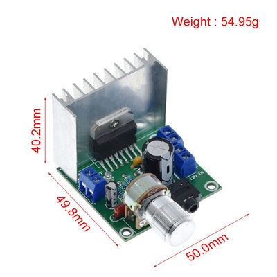 TDA7297 Dwukanałowa płytka wzmacniacza mocy 12 V z mocą wyjściową 15 W + 15 W i konstrukcją pozbawioną szumów
