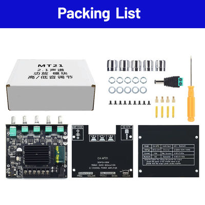 CA-MT21 2.1 kanał BT 5.0 Subwoofer Amplifier Board 2*50W+100W 12-24V AMP+BT