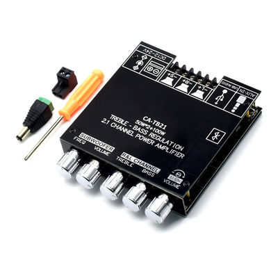 CA-TB21 2.1 Channel BT Subwoofer Amplifier Płyty dźwiękowe 2*50W+100W 12-24V AMP