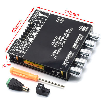CA-TB21 2.1 Channel BT Subwoofer Amplifier Płyty dźwiękowe 2*50W+100W 12-24V AMP
