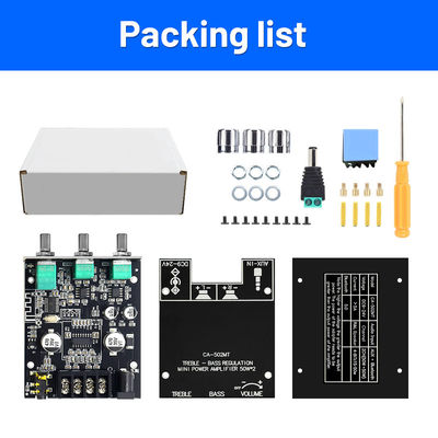CA-502MT 5.0 BT Digital Audio Amplifier Board 2*50W 12-24V moduł AMP
