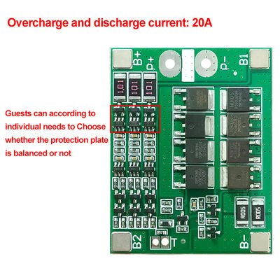 CA-3S-25A-B-T Li-Ion 18650 BMS PCM Płyty ochronne baterii BMS PCM z równowagą dla Li-Ion Lipo Battery Cell Pack Module DIY