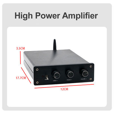 100W*2+200W domowy wzmacniacz mocy audio z Bluetooth 5.0 i 2.1 kanałowym Mini HiFi Stereo klasy D cyfrowy wzmacniacz