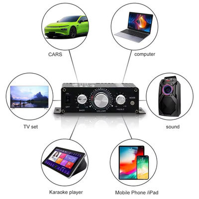 AK-270 12V 30W+30W 2,0 kanałowy wzmacniacz mocy Bluetooth do kina domowego