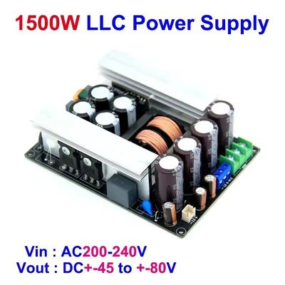 1500W LLC 5-stronny moduł przełącznikowy Płata zasilania Mount AC DC Konwerter do cyfrowego wzmacniacza dźwięku LLC-1500W
