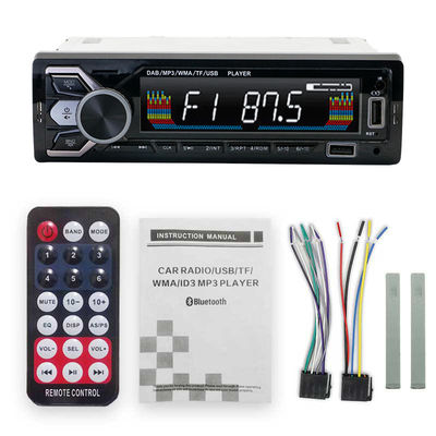 Uniwersalne stereo samochodowe 60Wx4 z odtwarzaczem MP3 FM i wejściem AUX USB/SD