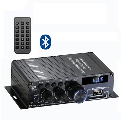 AK-380 5.0 Wzmacniacz 2.0 kanału Wzmacniacz kino domowe samochodowe Mini HIFI Digital Audio Amplifiers Stereo USB OTG Input