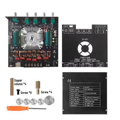 ZK-AS21 2.1 Moduł wzmacniacza dźwięku TPA3255 Subwoofer 220WX2+350W 220WX2+350W Amplifier Board ZK-AS21