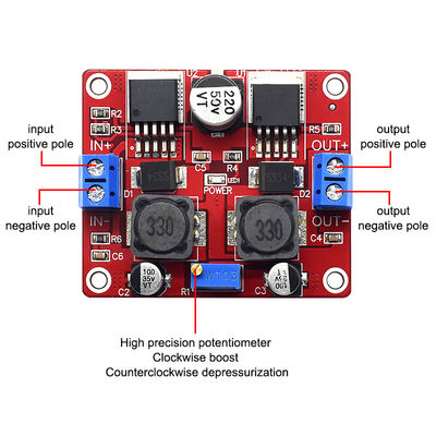 CA-2577 LM2596S 3A Step Down/Up DC-DC Automatic Voltage Regulation Module Board Mount Solar Panel Kompatybilny konwerter