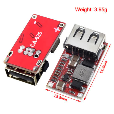CA-025 Efektywny konwerter prądu stałego do prądu stałego Płyty rozwojowe ładowarki USB 6V-24V 24V 12V do 5V 97,5% Moduł Buck do zasilania samochodów