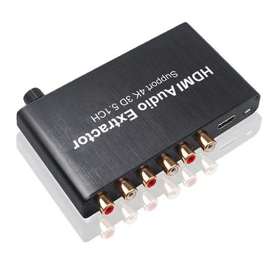 5.1 Kanał HDMI Audio Extractor z obsługą Dolby AC-3/DTS i rozdzielczością 3840x2160@30Hz dla PS4 DVD