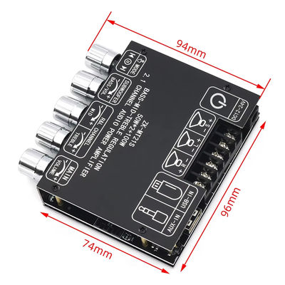 2.1 Subwoofer kanałowy AUX 12V 24V Audio Stereo 5.1 Bass Digital Power Amplifier Board ZK-MT21S 2x50W 100W dla adaptera prądu stałego