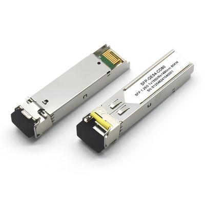 GPON PON 10G DWDM SFP 80KM Moduł 10G Prędkość transmisji danych 1310nm Długość fali dla sieci FTTH 5G 80km Odległość SM nadajniki optyczne