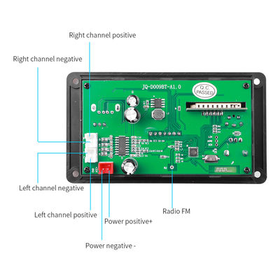 Płytka wzmacniacza 80 W Bluetooth 5.0 Płyta dekodera MP3 z zakresem mocy DC 5 V-26 V do samochodowego sprzętu audio
