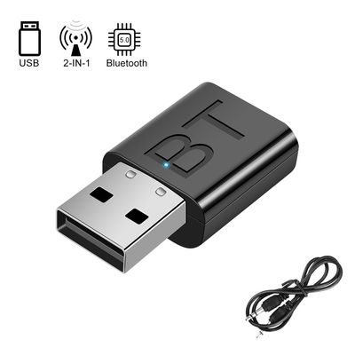 Adapter audio Bluetooth 5.0 z zasięgiem transmisji 10m i dwustronnym trybem dla bezprzewodowego przesyłania strumieniowego