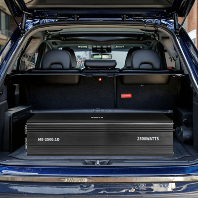 Wzmacniacz mocy audio samochodowego klasy D RMS 2500Wrms 1 Ohm Impedancja Spl Mono Wzmacniacz mocy z krzyżówkami