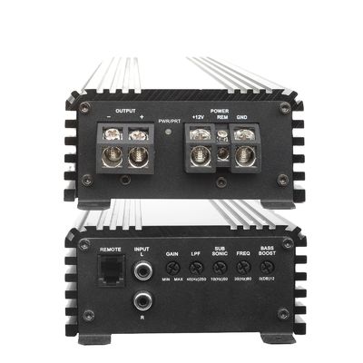 Wzmacniacz mocy audio samochodowego klasy D RMS 2500Wrms 1 Ohm Impedancja Spl Mono Wzmacniacz mocy z krzyżówkami