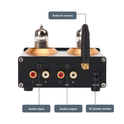 Audiophile HIFI Tube Preamplifier 6J5 QCC3034 dla BT 5.1 Wireless Home Amplifier z preamplifierem do regulacji basów i treble