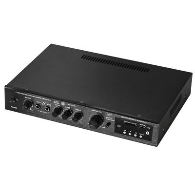 5.1CH 120W*2+25W*3 Wzmacniacz mocy HIFI z wejściem optycznym i koncentrycznym, BT 5.0, Super Bass, do kina domowego, karaoke i imprez