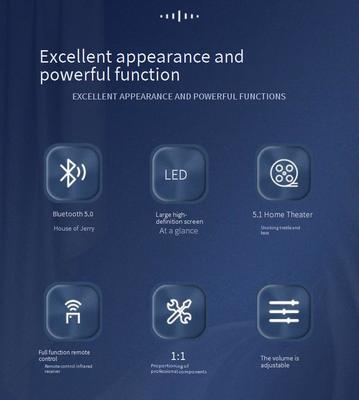 A600Y Aktywny Wzmacniacz Mocy Kina Domowego 5.1 Wielokanałowy 5*50W+100W Niezależna Regulacja Pilot BT 5.3 Subwoofer