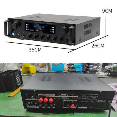 AV-628 Profesjonalny 5.1 Kanał 600W Podwyższacz subwooferów domowych koaksjalnych Model wysokiej mocy BT Odbiornik światłowodowy transgraniczny