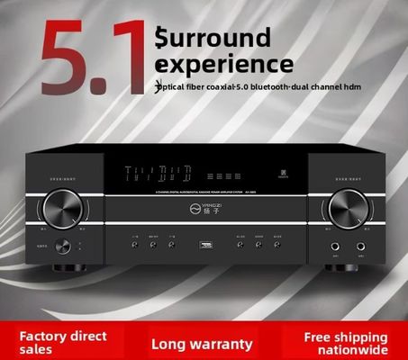 5.1CH 4200W Wysokiej mocy wzmacniacz dźwięku Pro z anty-feedback, BT bezprzewodowy, do domowego Karaoke Stage Performance KTV Meeting