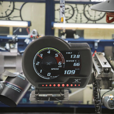 Obd2 cyfrowy licznik ciśnienia turbiny wielofunkcyjny HUD Head-Up Display OBD Gauge Meter Wysoka elektronika samochodowa