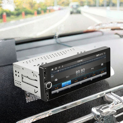 Radio samochodowe Single Din 6,86 cala CarPlay/Android Auto z ekranem dotykowym LCD, połączeniem USB, umiejscowienie na desce rozdzielczej