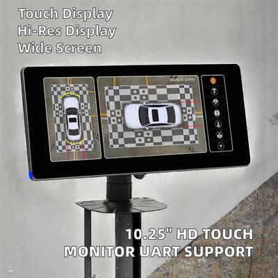 10,25-calowy pełnoekranowy monitor dotykowy IPS Full HD z szerokim wyświetlaczem, obsługujący protokół UART/RS232 dla Bird View MDVR Black Box, 1 rok