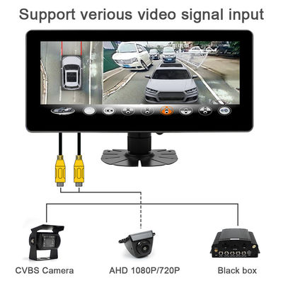10,25-calowy pełnoekranowy monitor dotykowy IPS Full HD z szerokim wyświetlaczem, obsługujący protokół UART/RS232 dla Bird View MDVR Black Box, 1 rok