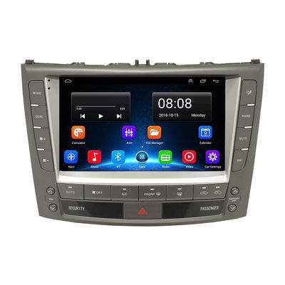 2 Din Android Auto Stereo Audio GPS MP5 Player Płytka rozdzielcza Montowany odtwarzacz DVD Luksusowy Sedan IS IS250 IS300 IS350 Modele 2005-2012