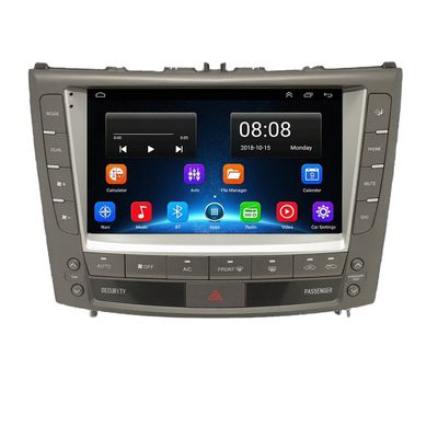 2 Din Android Auto Stereo Audio GPS MP5 Player Płytka rozdzielcza Montowany odtwarzacz DVD Luksusowy Sedan IS IS250 IS300 IS350 Modele 2005-2012