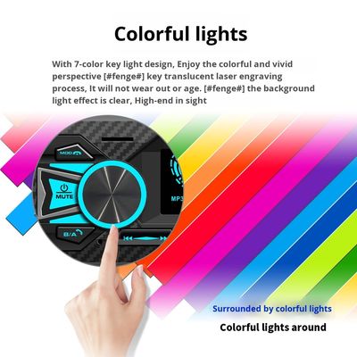 Creatall Cross-Border New Car MP3 Player Card Slot U Disk Car Radio Central Control dla wzmacniacza dźwięku bez strat Bluetooth
