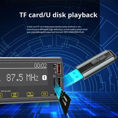 Creatall Specialna Wyprzedaż 2.5D Ekran Dotykowy Samochodowy Odtwarzacz MP3 z BT Bezprzewodowy Interfejs USB DAB Cyfrowe Radio Ładowarka